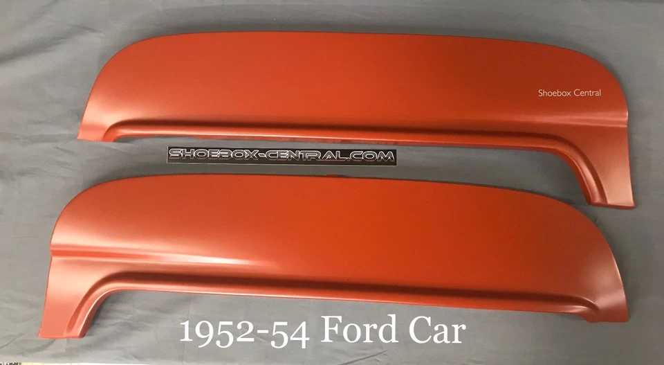 Ford 1952 1953 1954 montaje empotrado acero metal guardabarros faldones kit Foto 3 de 4