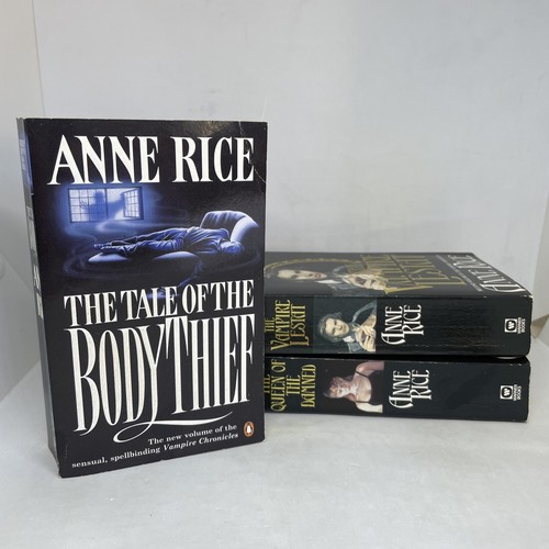 Anne Rice Vampire Chronicles Books 2-4 Paperback Bundle Tale Of The Body Thief - 第 1/7 張圖片