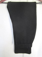 St. John Collection Black Knit Pants Size 6 Elastic Waist Ankle Slit