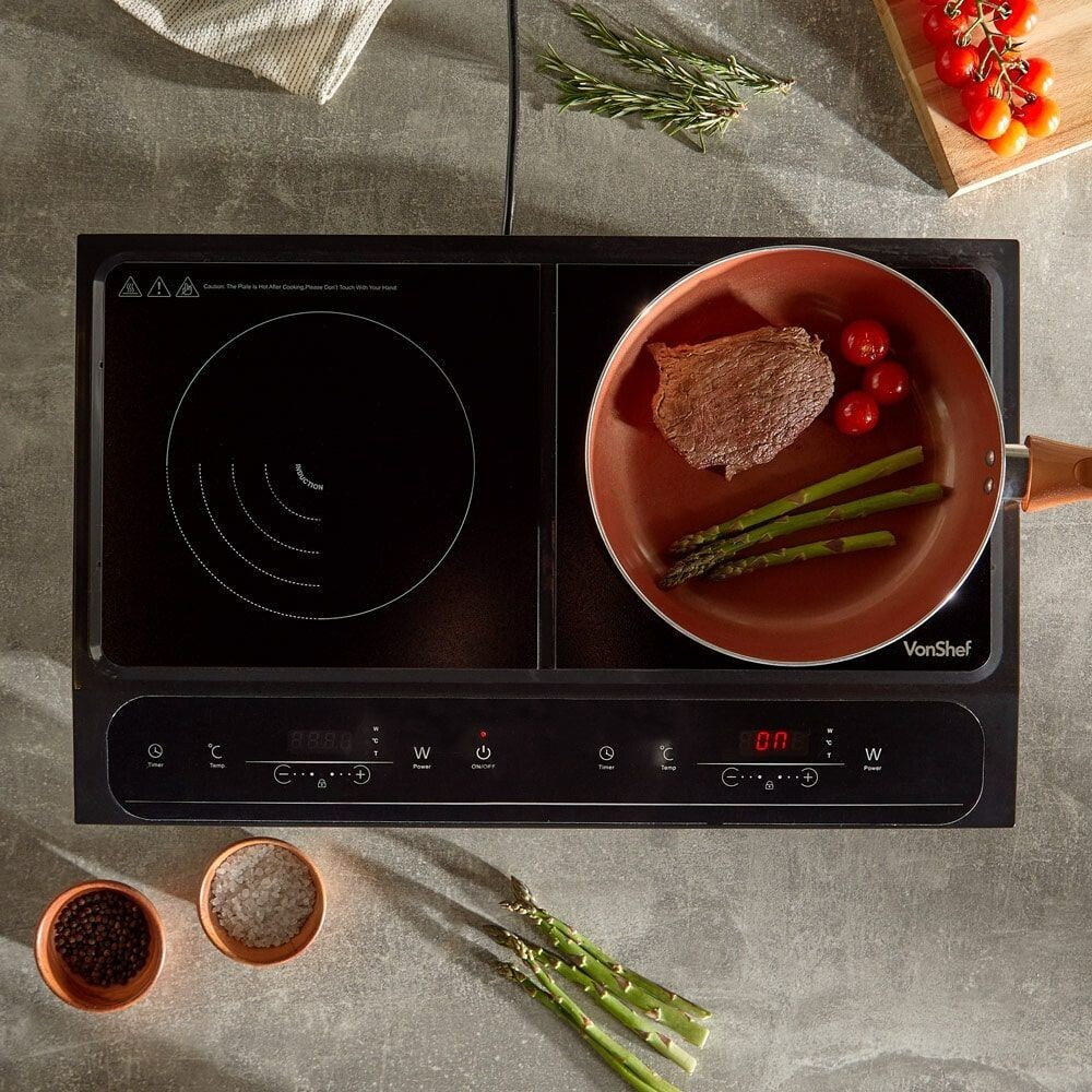 Dual Induction Hob Double Portable Digital Twin Hot Plate 2800W | eBay