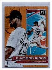 2022 Donruss #19 Sandy Alcantara Holo Orange  Diamond KingsMiami Marlins