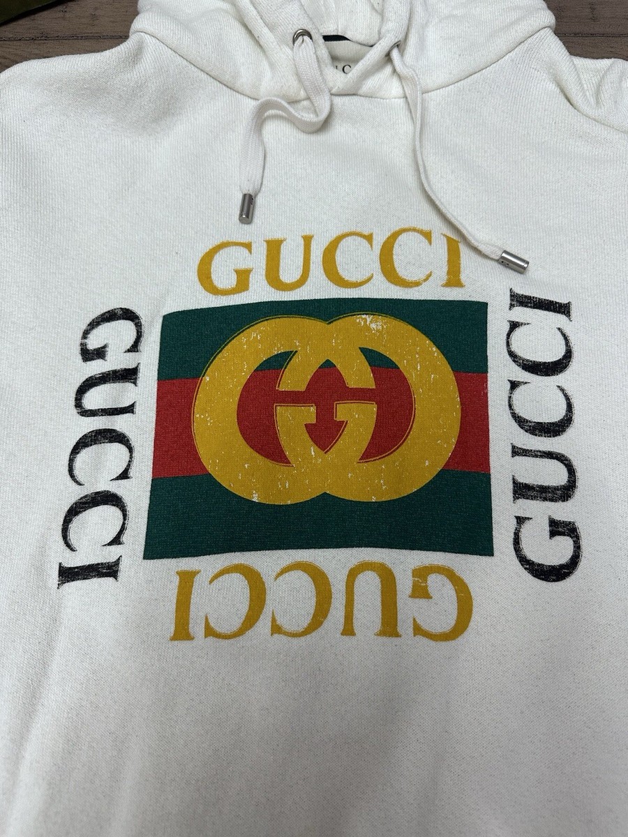 美品GUCCI ヴィンテージ 加工 オールド ロゴ プリント パーカー タグ付S s-l1200.jpg