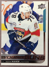 2018-19 Upper Deck Young Guns #206 Maxim Mamin Florida Panthers RC