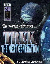 STAR TREK THE NEXT GENERATION THE VOYAGE CONTINUES EXC Anniversary Sourcebook