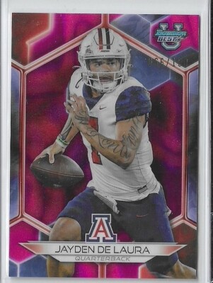 2023 Bowman University s Best Jayden De Laura Pink Lava Refractor #/100