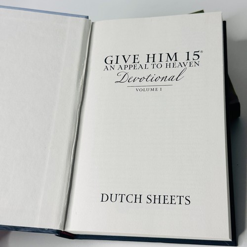 Give Him 15 An Appeal To Heaven Devotional Volume 1 & 2 Dutch Sheets HCs x 2 - Picture 8 of 19