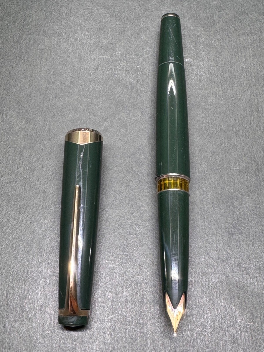 ビィンテージ】モンブラン No.12 18K グリーン 美品】モンブラン万年筆