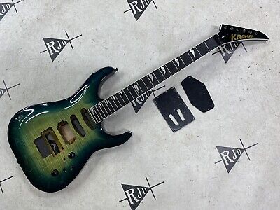 Kramer SM-1 Electric Guitar Husk Repaired Green Burst | eBay Kramer SM-1 Electric Guitar Husk Repaired Green Burst | eBay