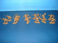 Reamsa set of 12 Gauls (Barbarians) 2 each of all 6 poses, 60mm plastic