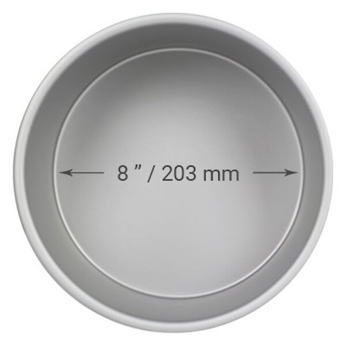 PME Cake Pans ROUND Professional Baking Tins 6", 8", 10" Diameter 2