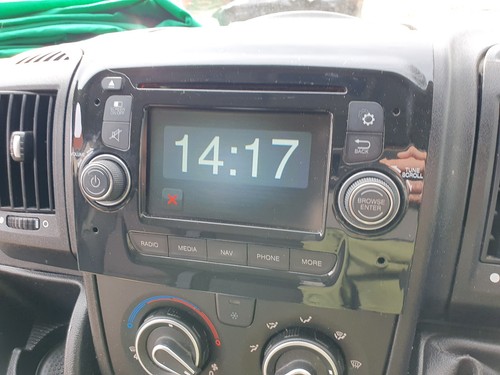 # 2014-on Fiat Ducato Boxe Citroen Relay Radio MULTIMEDIA SATNAV HEAD UNIT CODE - Picture 16 of 24