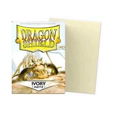 Dragon Shield Matte Ivory Sleeves 100ct - Standard Size - MTG Pokémon TCG