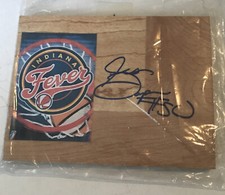 JESSICA DAVENPORT Indiana FEVER Basketball WNBA Signed Floor Tile 5" x 4"
