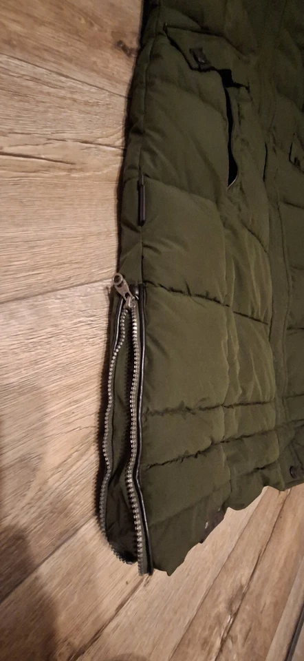 NAVAHOO Damen Wintermantel Parka Steppmantel Gr. 38 / M oliv neuwertig - Bild 3 von 4