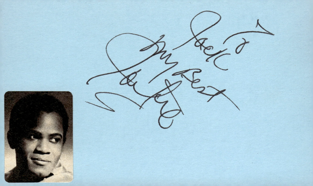 Joe Tex Signed Auto 3x5 Index Card Hold What You've Got | eBay