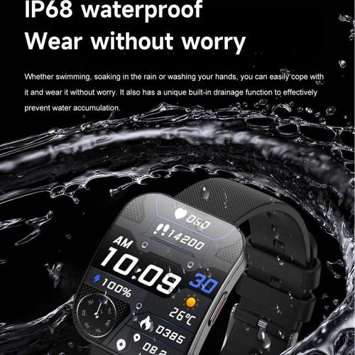 2025 Military Smart Watch (Call Receive/Dial) Sports Fitness Tracker Wristwatch - Picture 3 of 25
