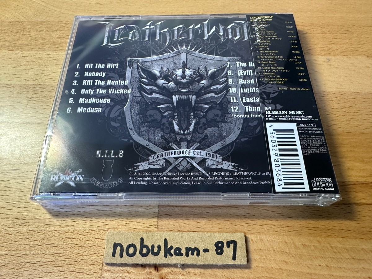 LEATHERWOLF KILL THE HUNTED WITH BONUS TRACK JAPAN CD WITH OBI | eBay