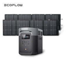 Ecoflow Solar Generator Delta 2 Max 2048wh Power Station With 2x220w Solar Panel