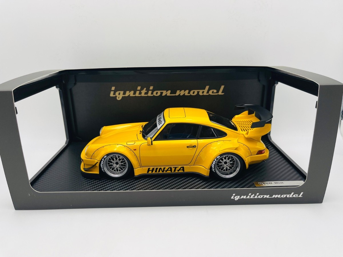 RWB930 ignition Model 1/18 イエロー 1/18 IG Ignition Model Porsche 911 RWB 930 (Yellow) with RWB