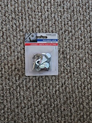 Prime-Line 11/16 in. Diameter, Mailbox Lock, Diecast Construction, Nickel Plated
