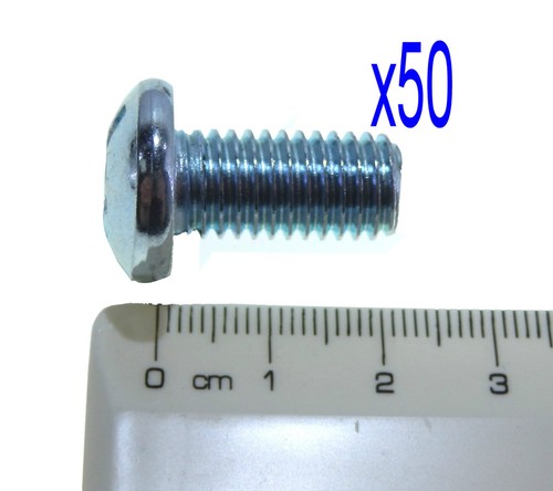 M10 BZP Pan Head Screws 30, 20 or 15mm, spacers 5 or 10mm plus M10 washers. - Picture 14 of 30