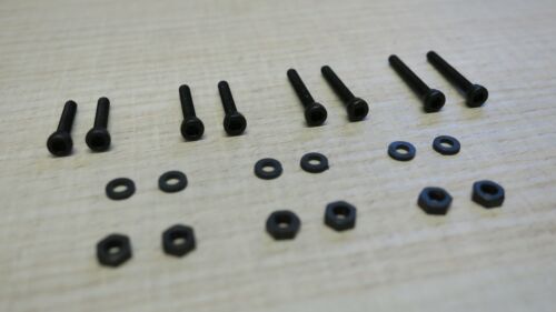 Schwarze Phono Schrauben Kit M2.5 Inbusschrauben for Cartridge / Headshell -NEW - Bild 2 von 2