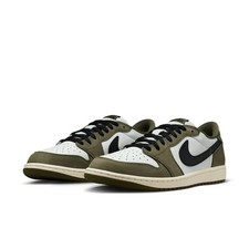 Nike Air Jordan 1 Low OG Medium Olive HQ6998-200 Men's Size oki03