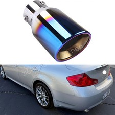 Chrome Car Rear Exhaust Tip Tail Pipe Stainless Muffler For Infiniti G35s Sedan