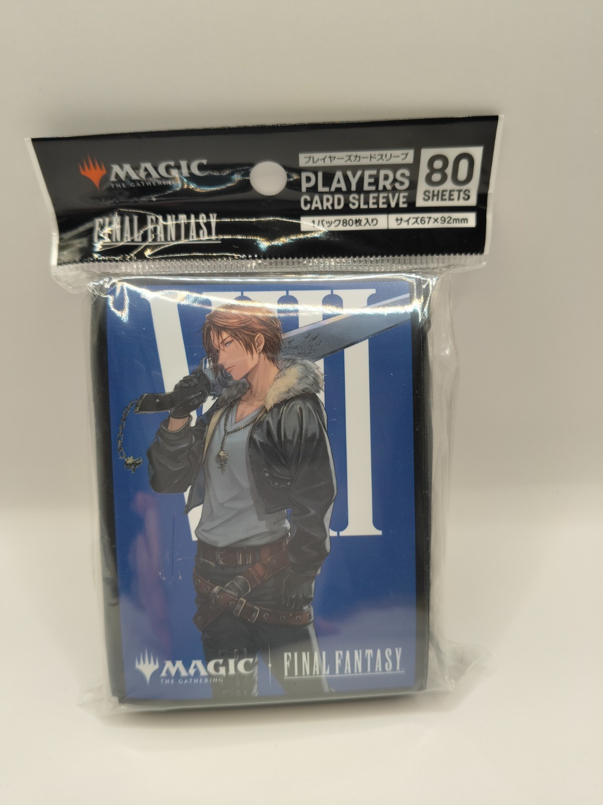 MAGIC THE GATHERING FINAL FANTASY VIII 8 SQUALL LEONHART 80 CARD SLEEVES (ENSKY)
