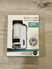 Kids Handheld Microscope 60x-200x LED Light Portable Science Toy NEW