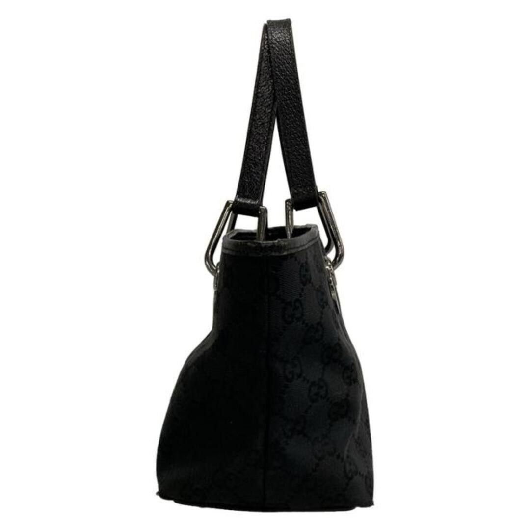 Gucci Eclipse GG Tote Bag Black Leather Small Used Stylish Bag thumbnail 2