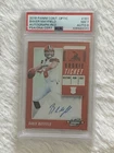 2018 CONTENDERS OPTIC BAKER MAYFIELD RC AUTO PSA 7 NM /AUTO 9 Rookie Tkt Red /99