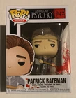 FUNKO POP MOVIES AMERICAN PSYCHO PATRICK BATEMAN #942 + PROTECTOR BOX DAMAGE