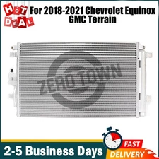 For 2018-2021 Chevrolet Equinox GMC Terrain Aluminum A/C Condenser 1.5L 23270537