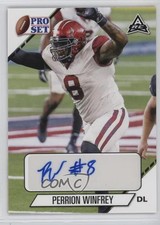 2021 Leaf Pro Set College Auto Perrion Winfrey #PS-PW1 Auto 05v0