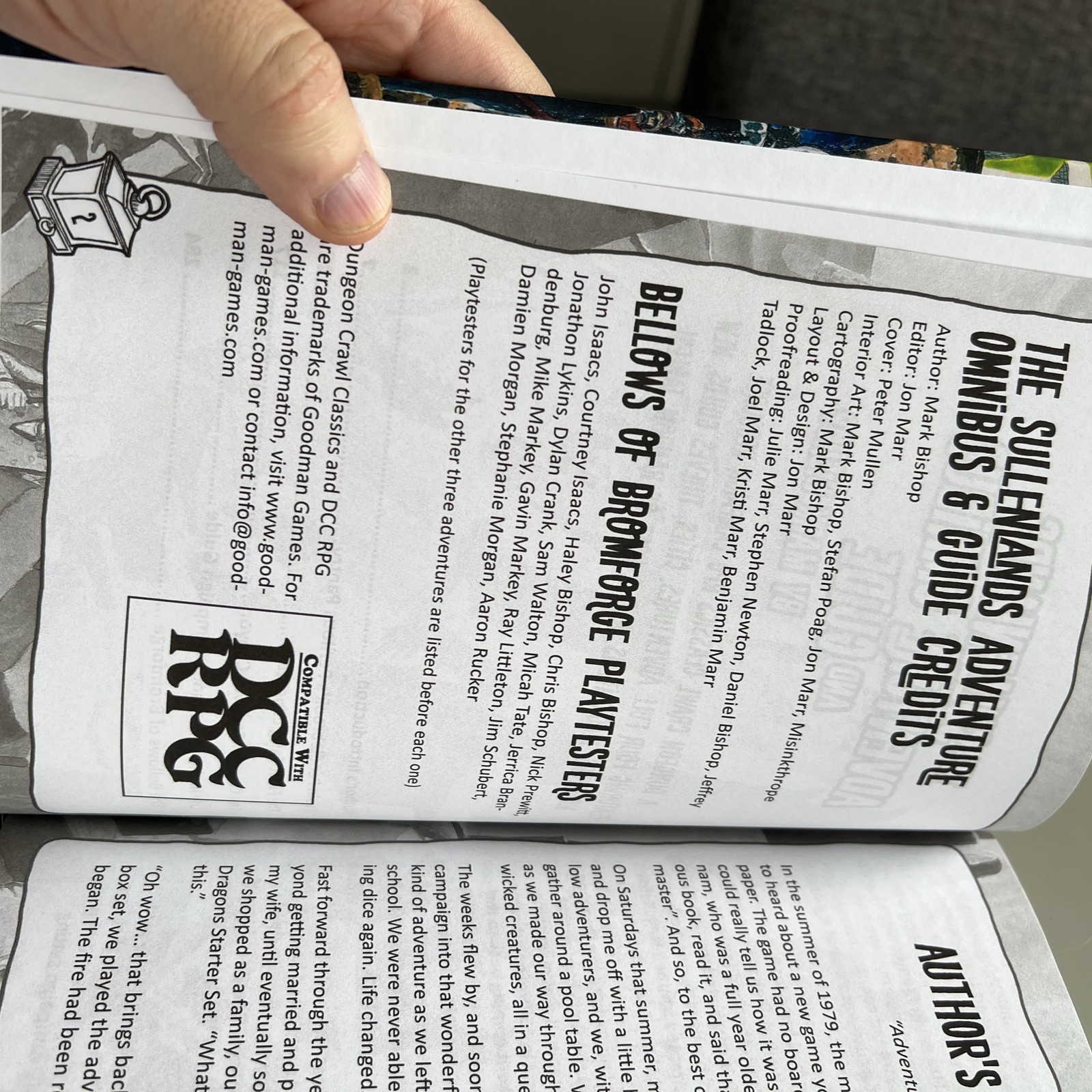 Purple Sorcerer Games RPG Sullenlands Adventure Omnibus and Guide VG+/NM