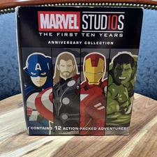Marvel Studios The First Ten Years Anniversary Collection Book Set 12x Books
