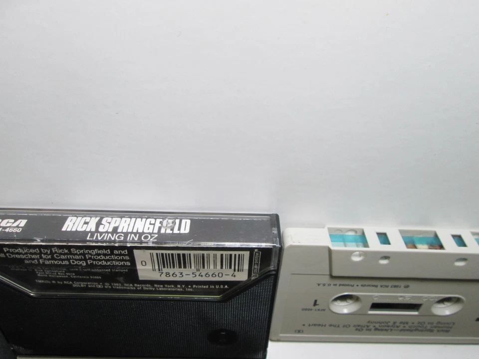 Cassette Tape 1983 - Rick Springfield - Living In Oz - Image 4 of 4