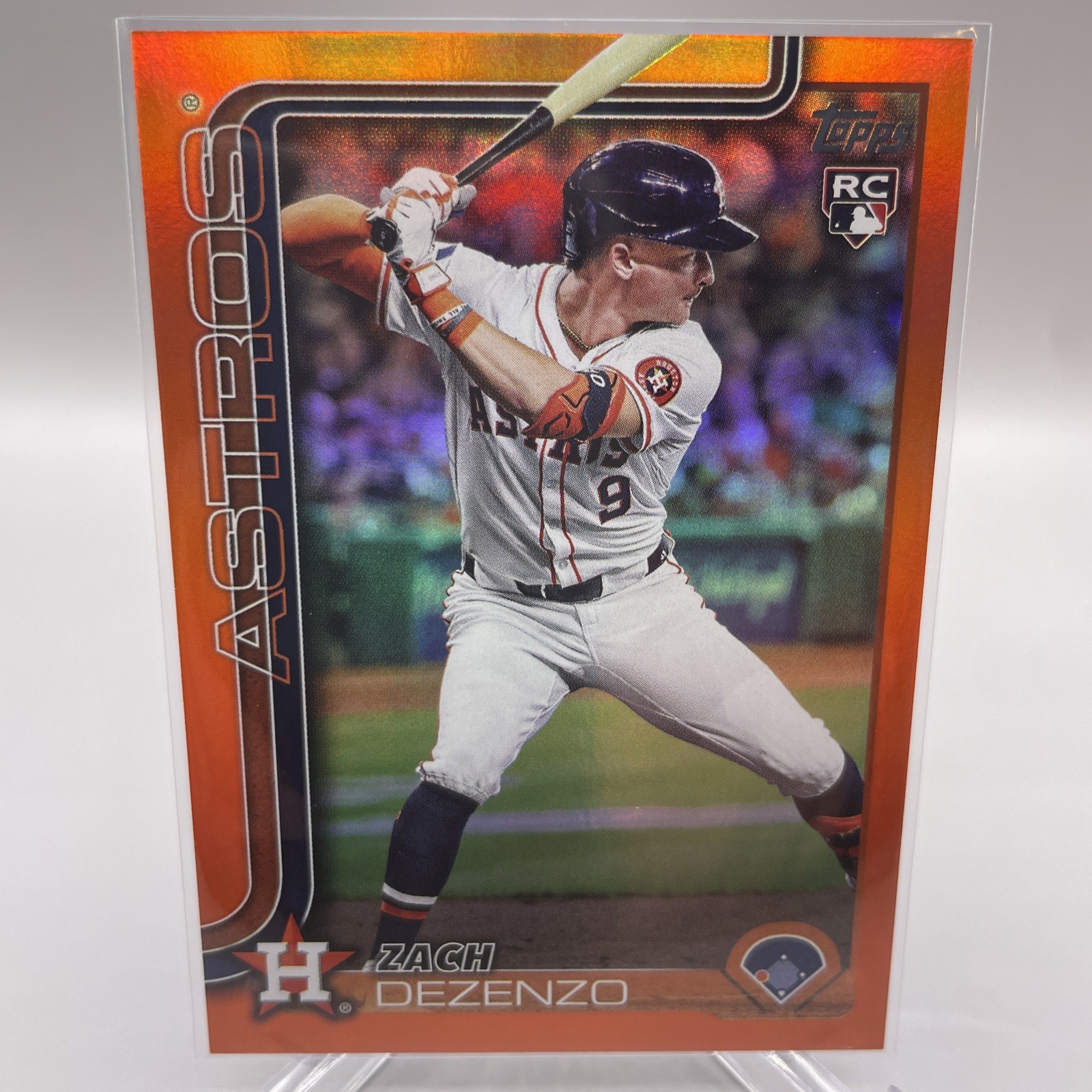 2025 Topps Series 1 Zach Dezenzo Orange Foil RC #09/25 Houston ASTROS #89🔥