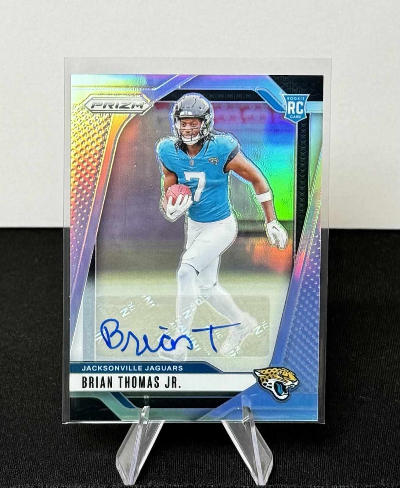 2024 Panini Prizm - Brian Thomas Jr. Silver Prizm Auto #314 Jacksonville Jaguars