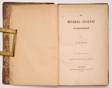 Friedrich WÖHLER / Die Mineral-Analyse in Beispielen 1861 2nd Edition