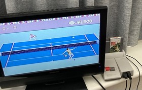 NES ~ RACKET ATTACK ~ Tennis Nintendo Game NES-RE-AUS Game Cart Only Pal A