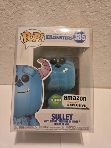 Funko Pop Disney Pixar Monsters Inc. Sulley Waving Flocked Amazon Exclusive #385