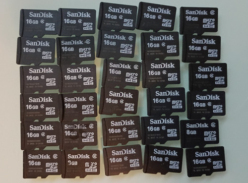 SanDisk 16gb micro sd card - batch of 30