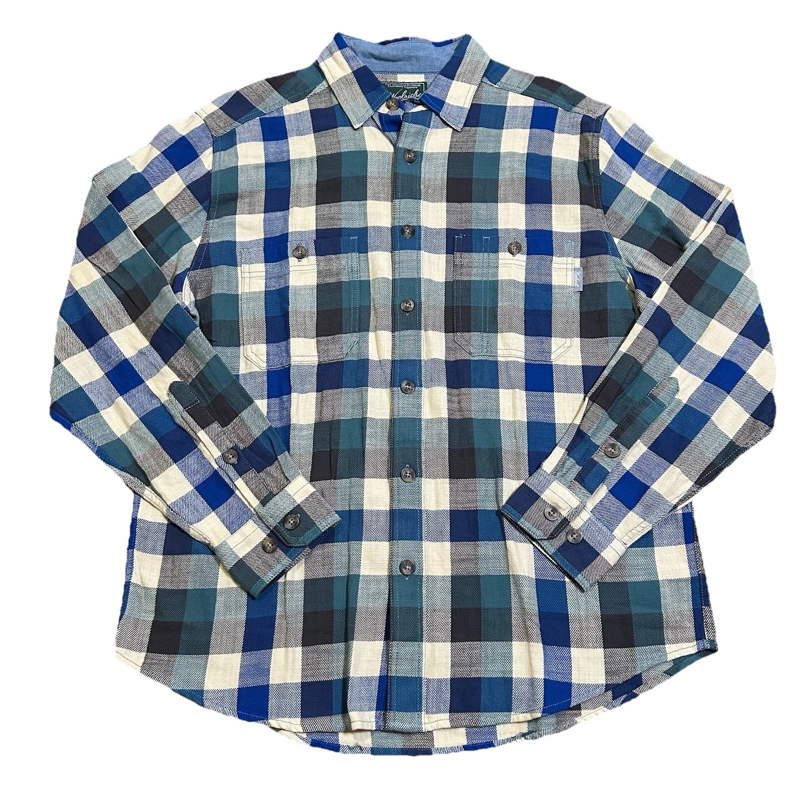 Woolrich Plaid Flannel Button Down Shirt Men's Large Green Outdoor Classic Heavy
Opens in a new wind