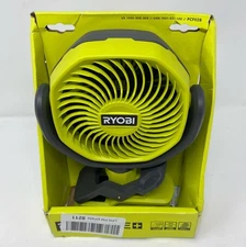 Ryobi ONE+ 18V 4-In Clamp Fan PCF02B/RCF18-0 Hyper Green Tool Only *READ*
