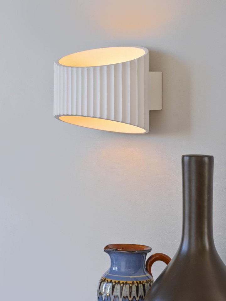 OSRAM Decor Plaster Band Applique murale décorative en plâtre, 255 mm, avec culo