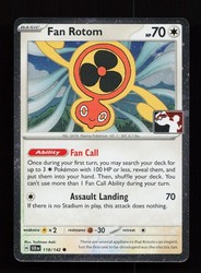 Fan Rotom 118/142 Stellar Crown Cosmos Holo Play! Prize Pack Promo