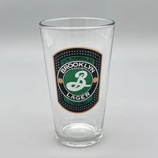 Brooklyn Brand Lager Logo Pint 16 Oz. Beer Glass Pre-Prohibition Beer
