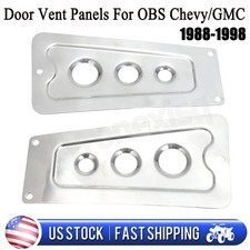For Obs Chevy Gmc Upgrade Interior Door Vent Panels Stainless Steel 1988-1998 Us For Obs Chevy Gmc Upgrade Interior Door Vent Panels Stainless Steel 1988-1998 Us